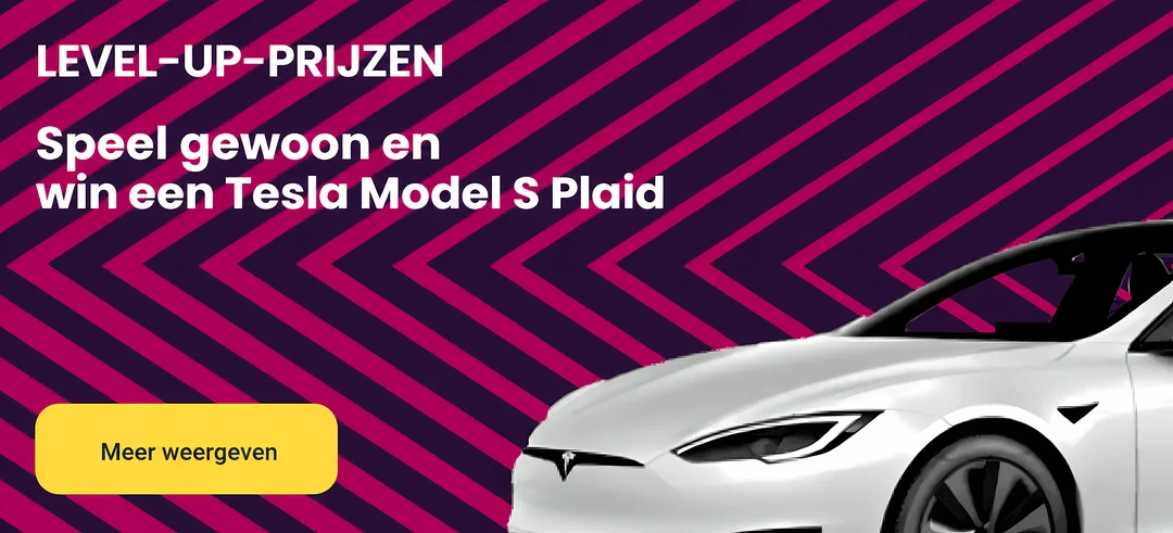 Klim in niveau en win een Tesla Model S Plaid bij Lalabet Casino